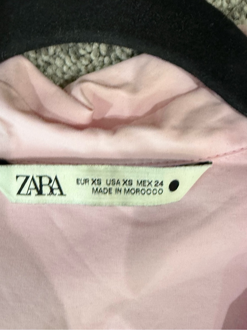 Zara Baby Pink 100% Cotton Collared Belted Shirt Dress Maxi Resort Women’s XS - Picture 6 of 15